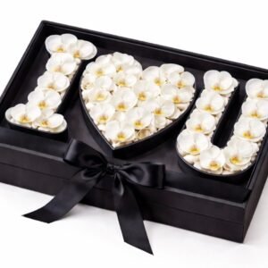 white orchid love box Vancouver